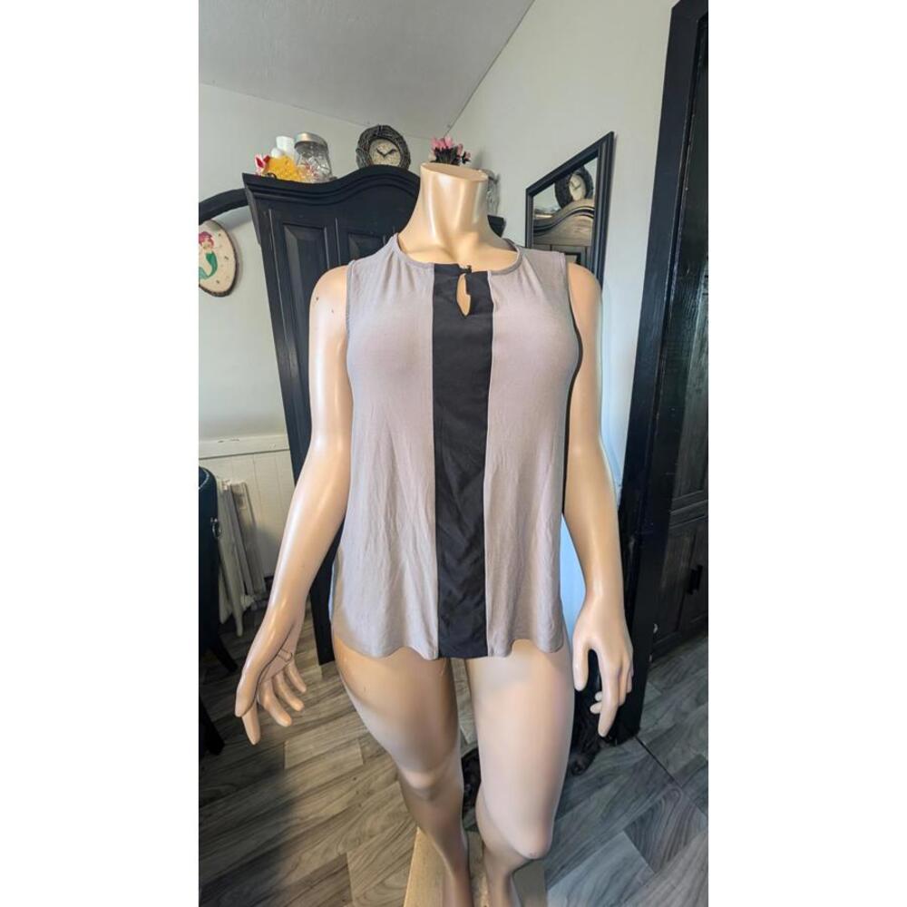 Faith and Joy Los Angeles Sleeveless Colorblock Blouse – Size 2X